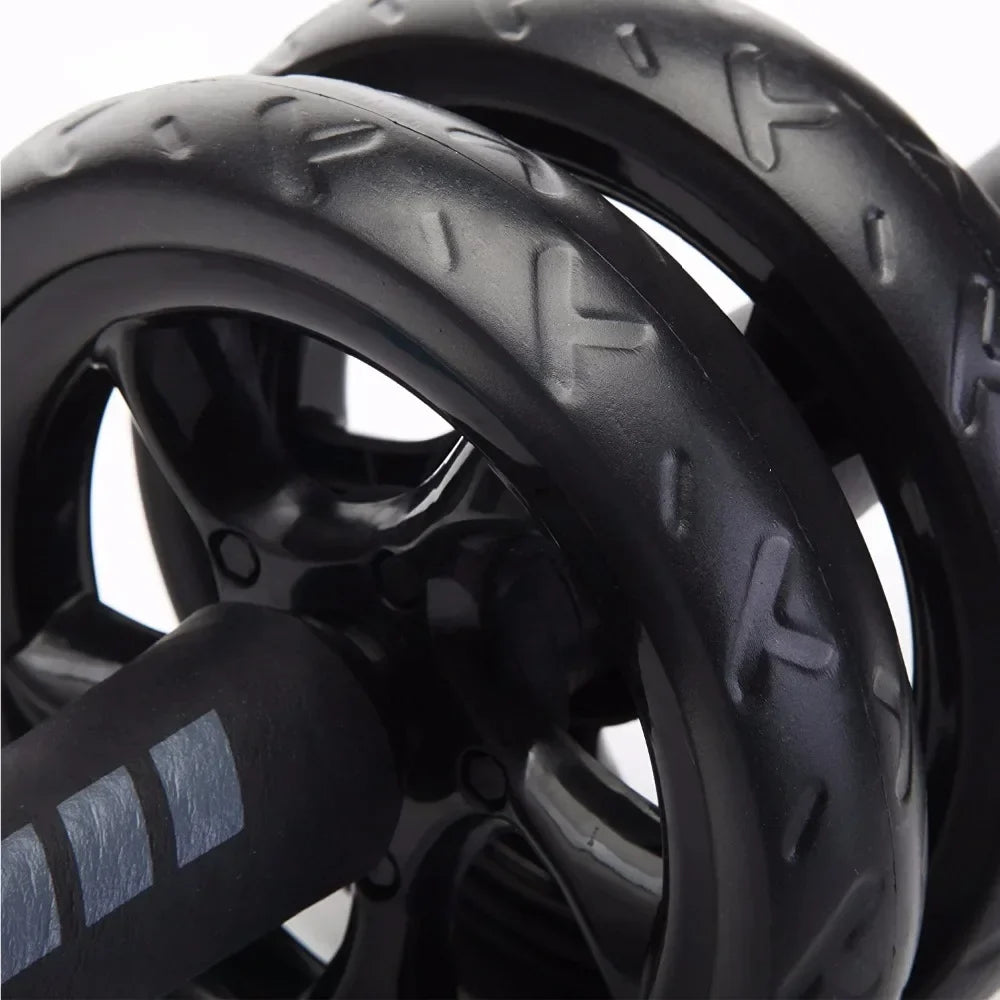 NNEOBA 15cm Double-Wheel Abs Roller Non-Slip Silent Core Black