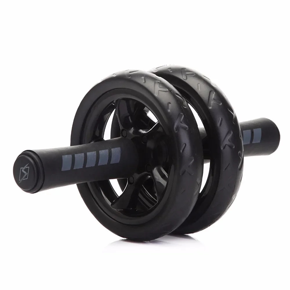 NNEOBA 15cm Double-Wheel Abs Roller Non-Slip Silent Core Black